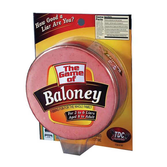 TDC Games The Game of Baloney How Good A Liar Are You Tin Container Ages 8 & Up - Picture 1 of 2